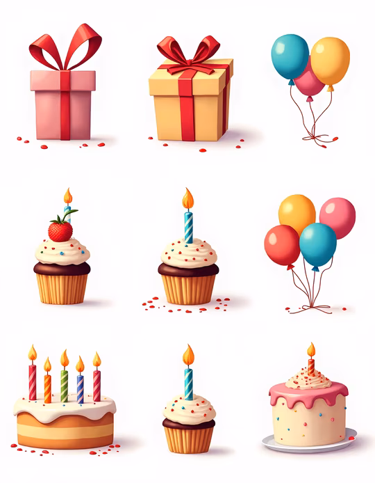 Birthday Party Illustration