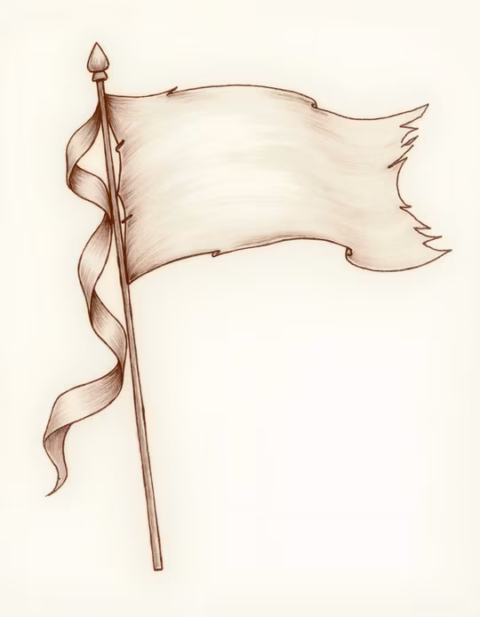 Blank Flag Illustration