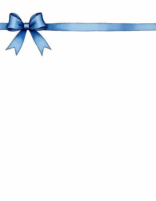 Blue Ribbon Illustration