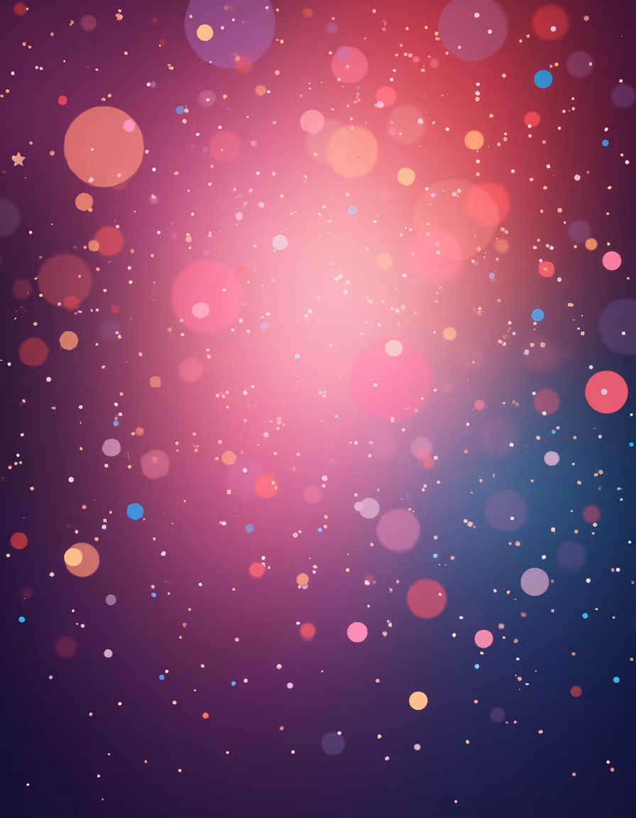 Bokeh Dream: Ethereal Gradient Bokeh Illustration