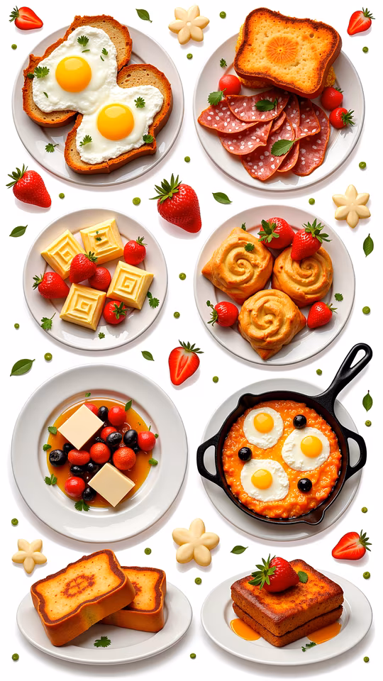 Breakfast Delights Illustration