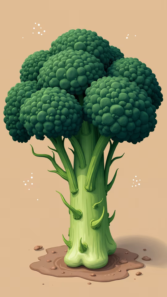 Broccoli Tree Illustration