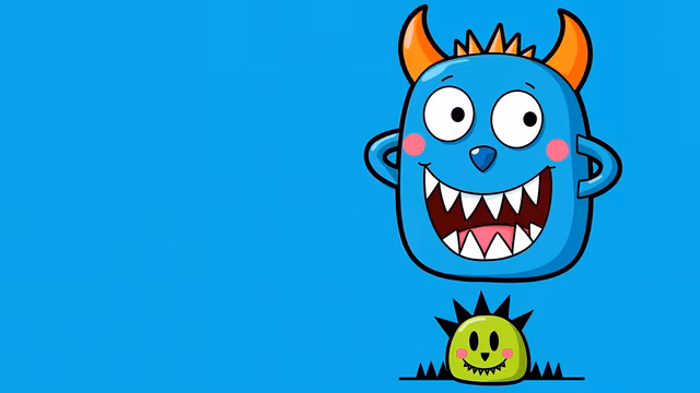Cartoon Monster Duo