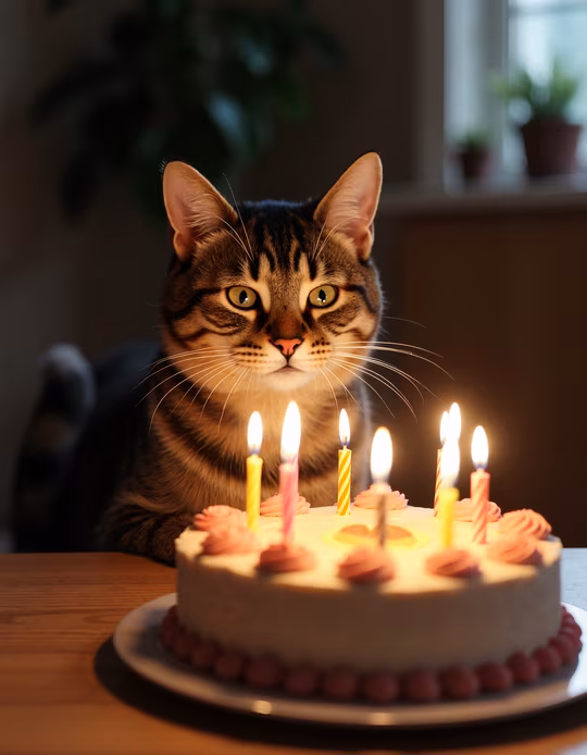 Cat Birthday Cake