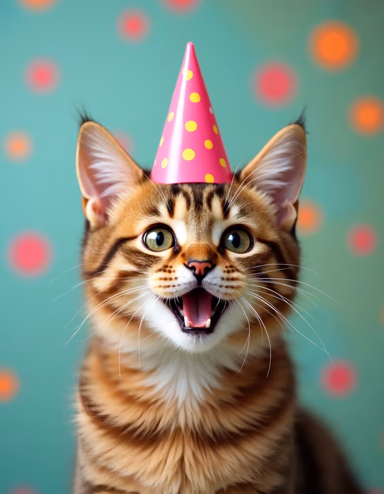 Cat Party Hat