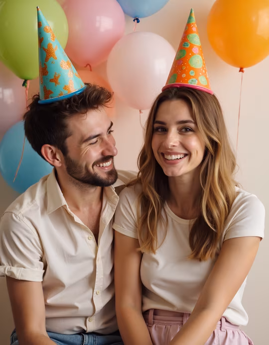 Celebratory Couple