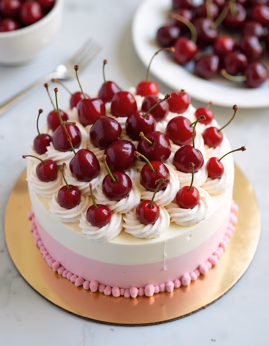 Cherry Cake Illustration