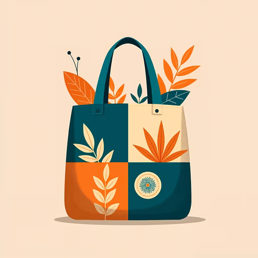 Colorful Bag Illustration