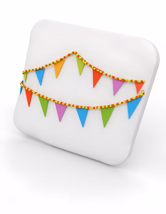 Colorful Pennant Garland