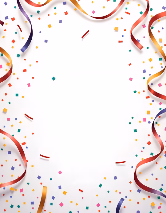 Confetti Celebration Illustration