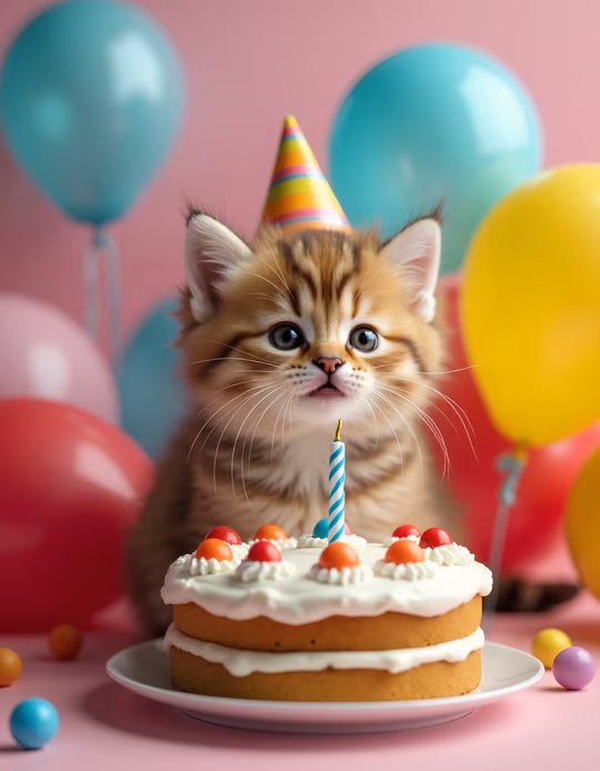 Cute Kitten Birthday Party