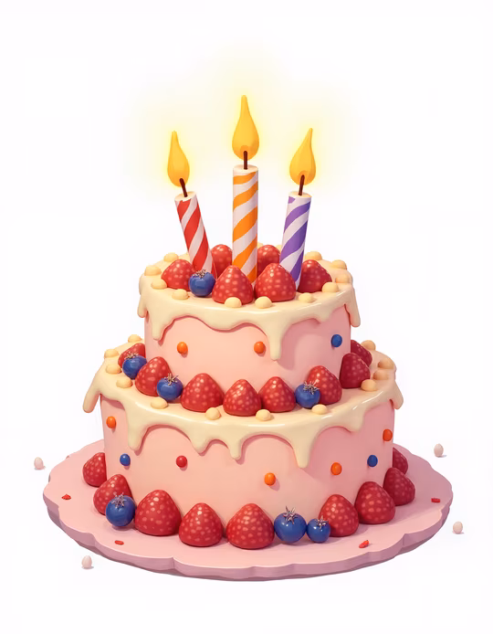 Delightful Birthday Cake