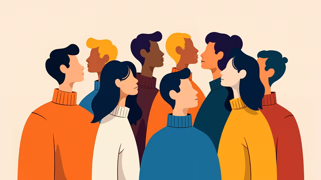Diverse Community Illustration