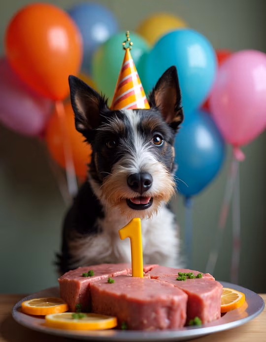 Dog's First Birthday Party