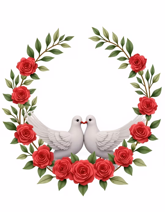 Dove Wreath