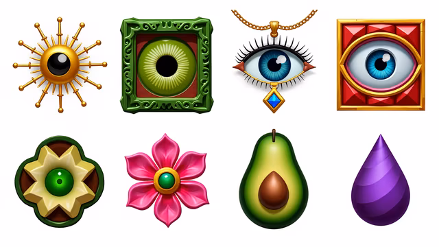 Eye Icons Illustration
