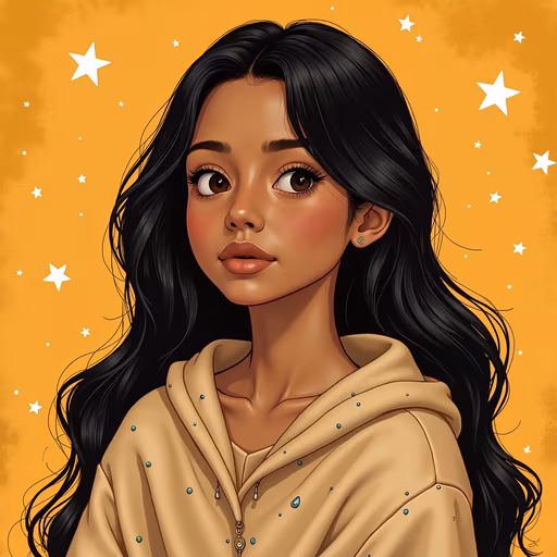 Girl with Stars