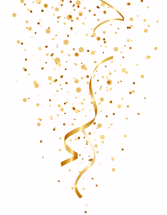 Golden Confetti Celebration