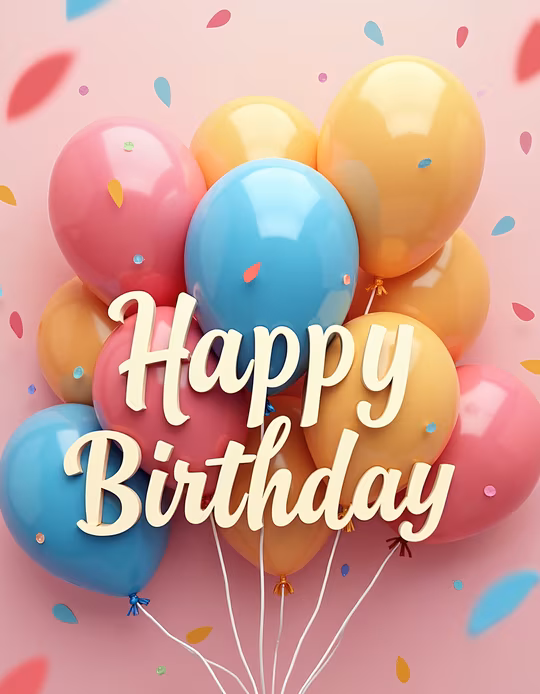 Happy Birthday Balloons