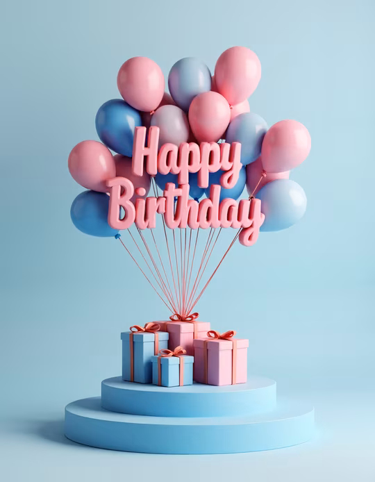 Happy Birthday Balloons