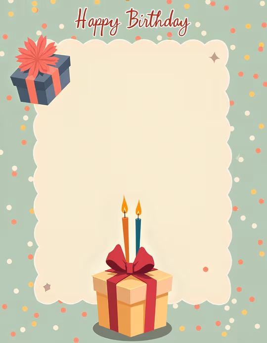 Happy Birthday Illustration