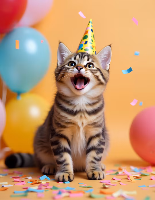 Happy Birthday Kitten