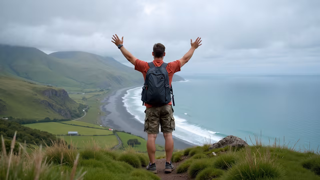 Joyful Hiker