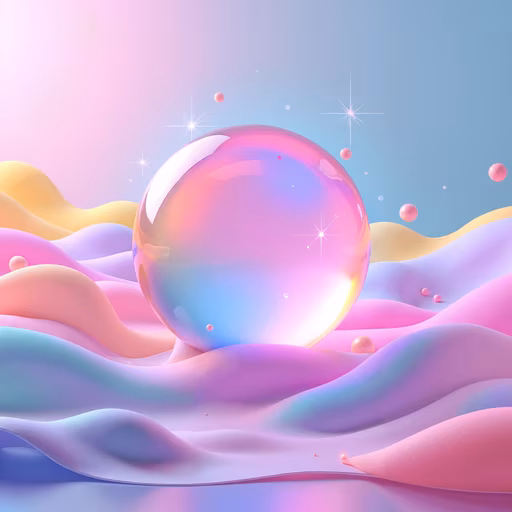 Pastel Bubble Illustration