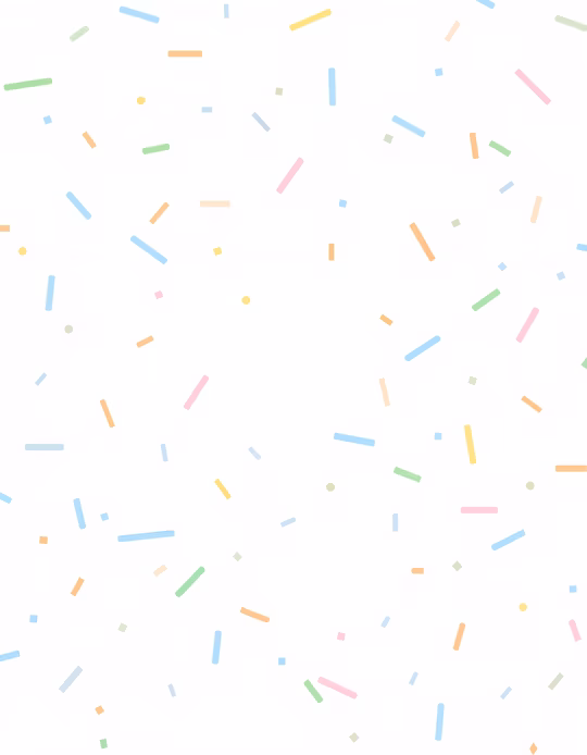 Pastel Sprinkles Illustration