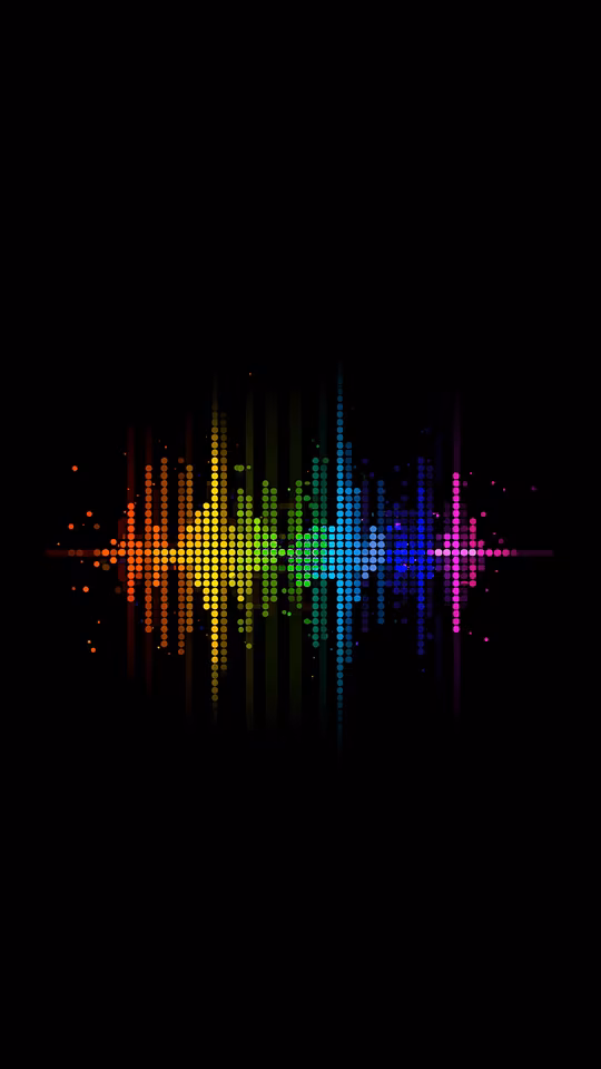 Pixelated Rainbow Sound Waves
