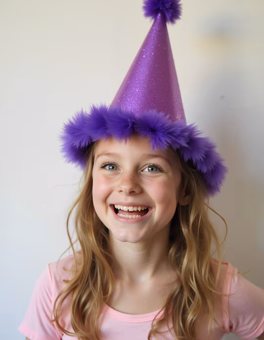Purple Party Hat