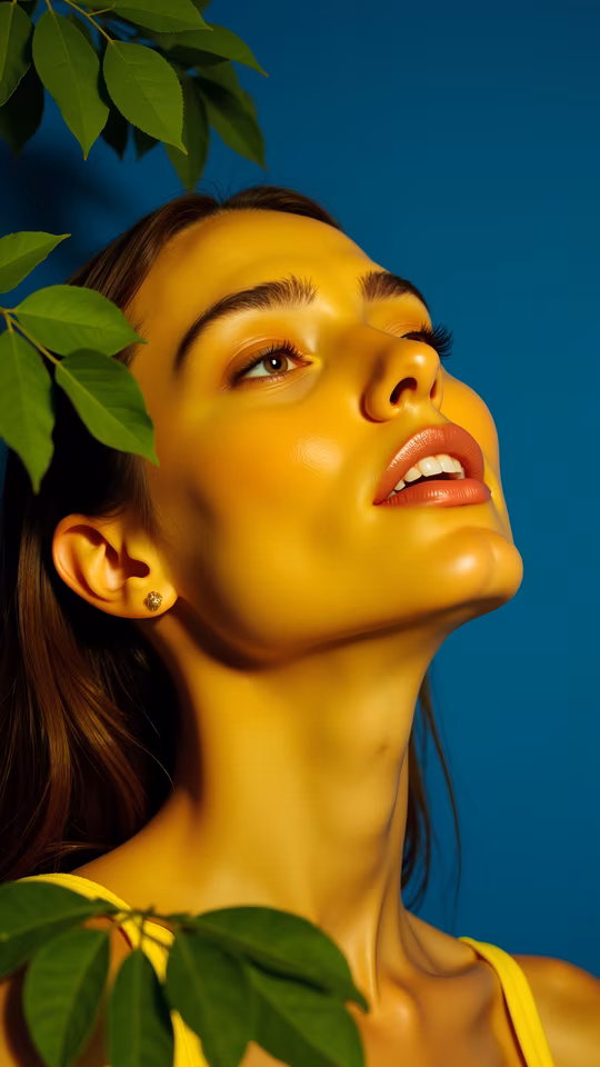 Radiant Yellow Portrait