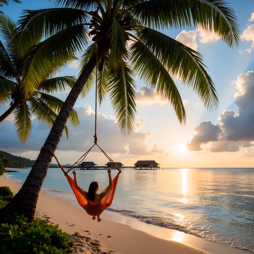 Relaxing Sunset Hammock