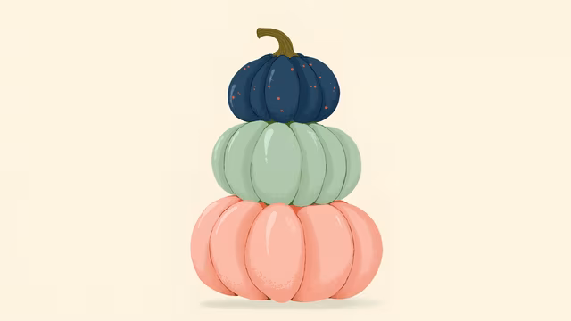 Stacked Pumpkins