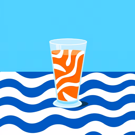 Summer Drink Illustration