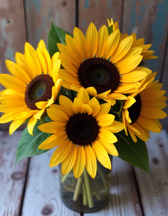 Sunflowers in Bloom