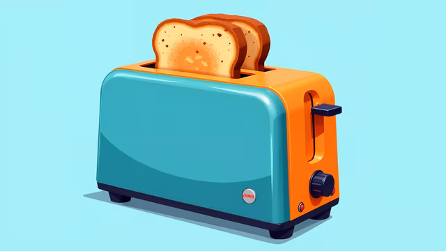 Toaster with Toast