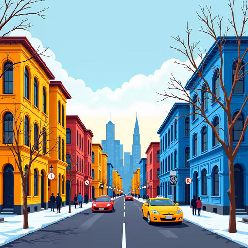 Urban Landscape Illustration