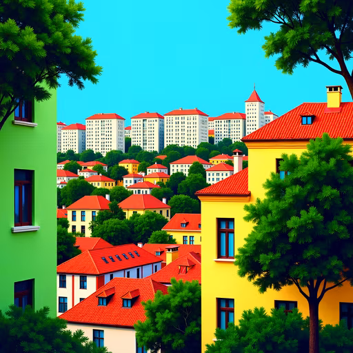 Vibrant Urban Landscape