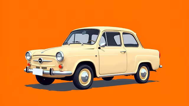 Vintage Car Illustration