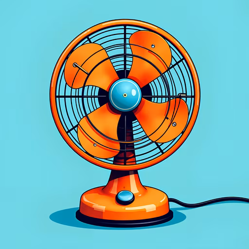 Vintage Fan Illustration