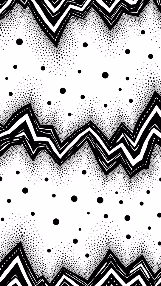 Abstract Black and White Pattern