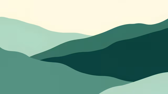 Abstract Landscape Illustration