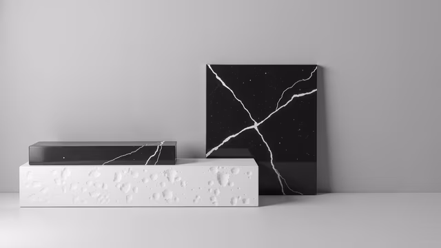 Abstract Marble Composition
