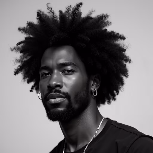 Afro Portrait