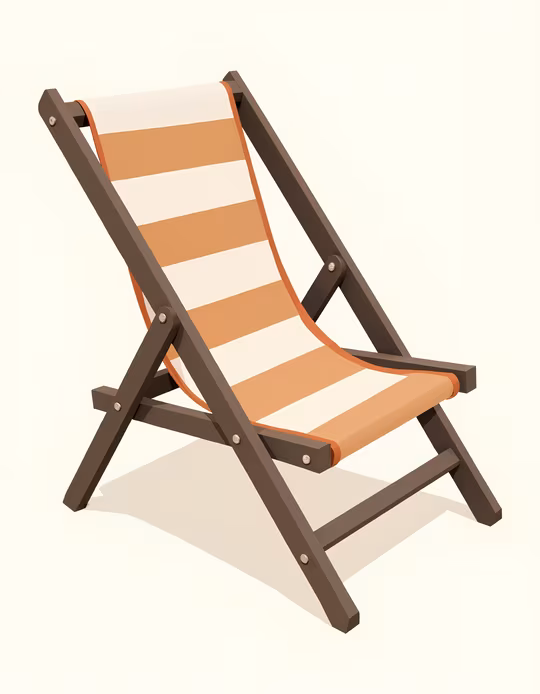 Beach Chair Illustration