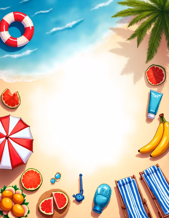Beach Party Illustration