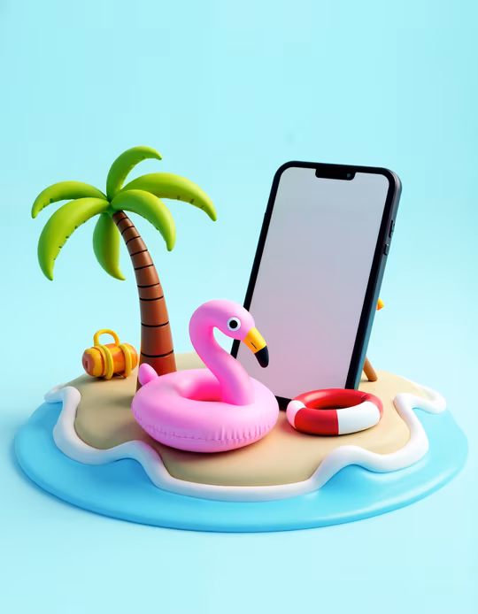 Beachy Phone Holder