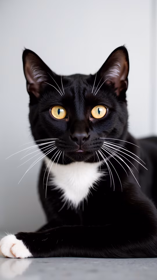 Black Cat Portrait