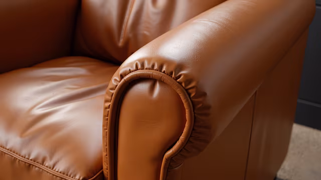 Brown Leather Armchair